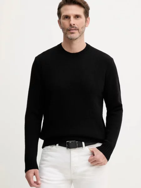 Volnen pulover United Colors of Benetton črna