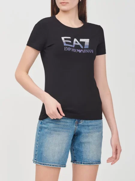 Футболка Ea7 Emporio Armani чорна