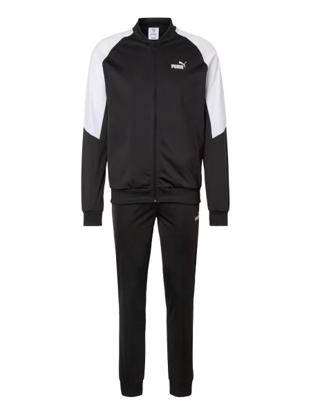 PUMA Costum de trening negru alb