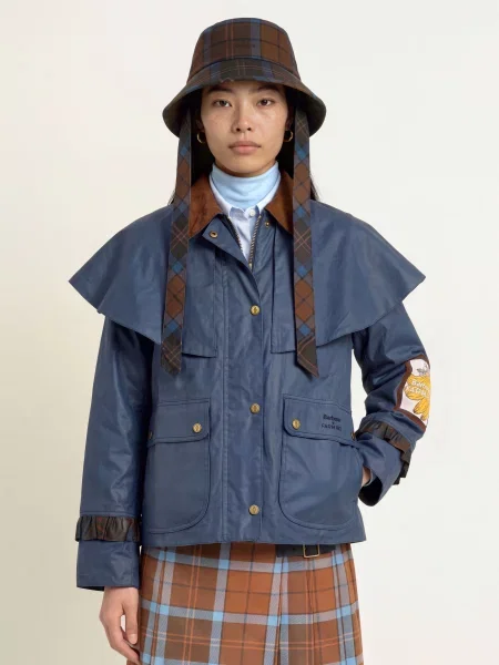 Barbour Kurtka Venosa blau niebieska