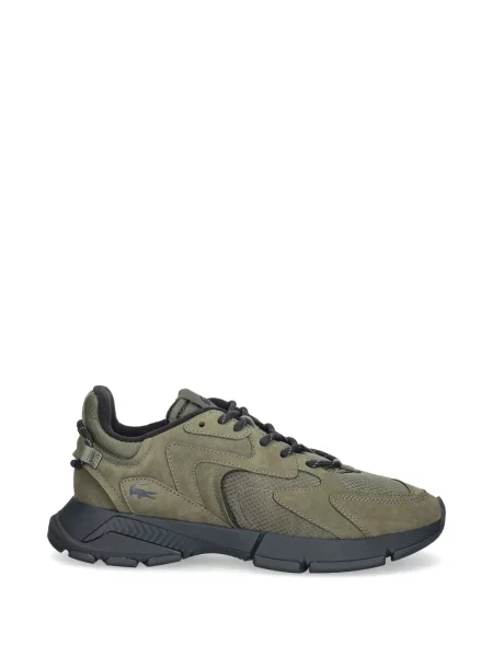 Sneakerși Lacoste cu autograf verde
