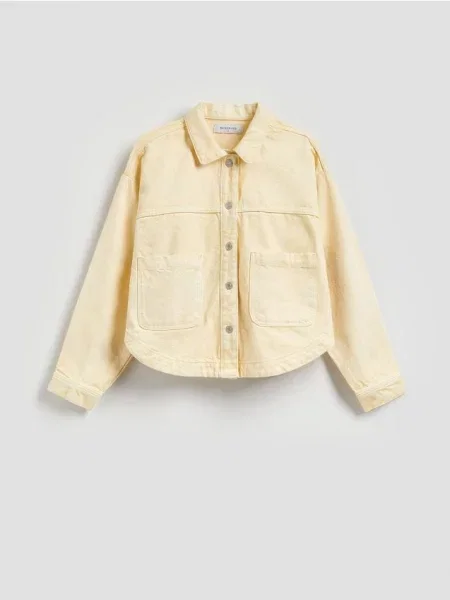 Reserved Джинсова куртка жовтий