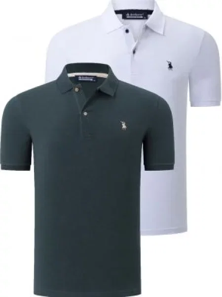 Polo majica Dewberry siva