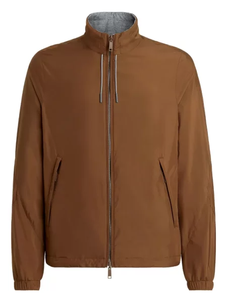 Geanta de piele Zegna maro
