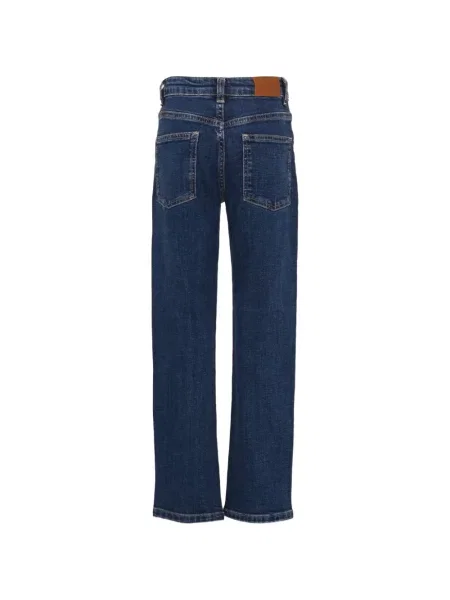 Jeansy straight leg dziecięce Trussardi niebieskie