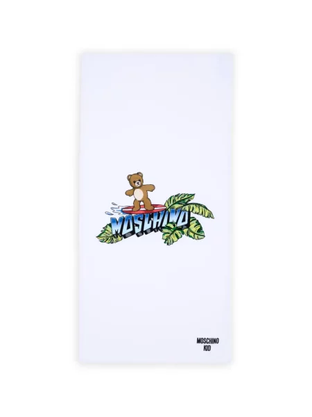 Szlafrok dziecięcy Moschino biały