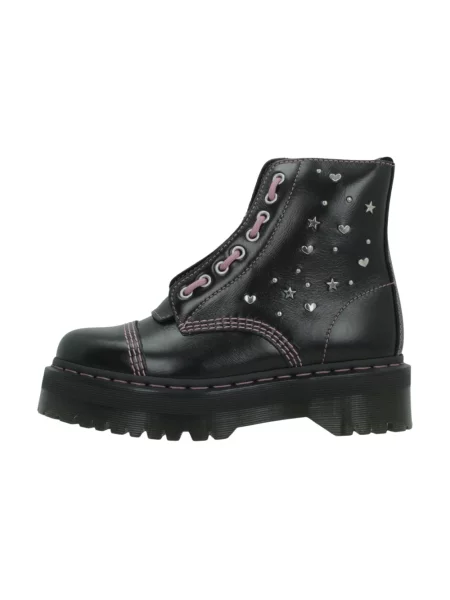 Botki Dr. Martens skórzane czarne