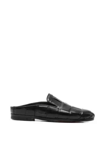 Papuci tip mules Morgillo negru