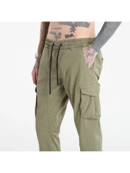 Alpha Industries Joggers kalhoty Twill zelená