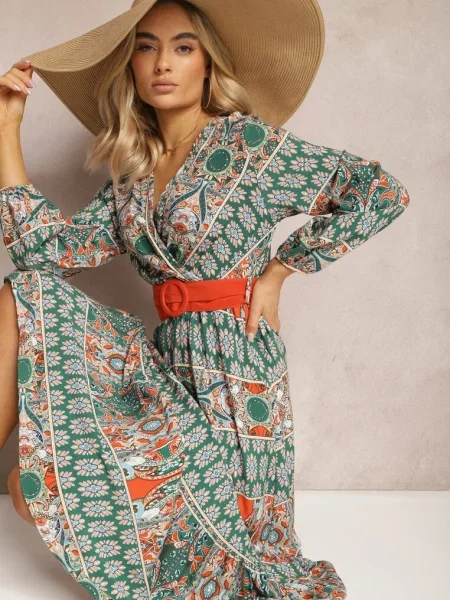 Rochie Clos cu Shara verde