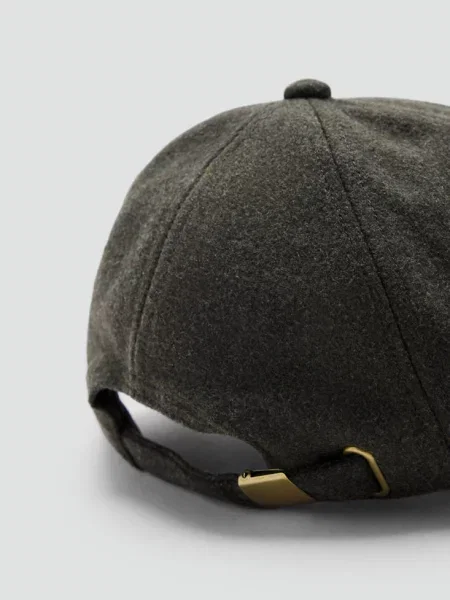 Czapka z daszkiem khaki Kobieta uniwersalny MANGO