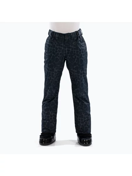 Pantaloni de schi pentru femei Surfanic Glow Jag black negru