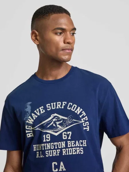 T-shirt o kroju classic fit z okrągłym dekoltem Polo Ralph Lauren