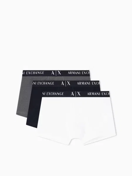 Набір трусів Armani Exchange білий/чорний білі