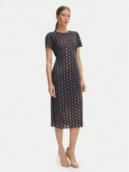 MICHAEL Michael Kors Vsakodnevna obleka Mornarsko modra