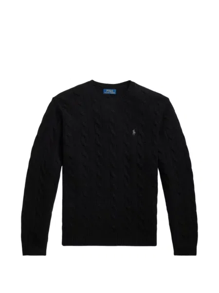 Tricou polo Polo Ralph Lauren cu glugă cu blană cu broderie roșu
