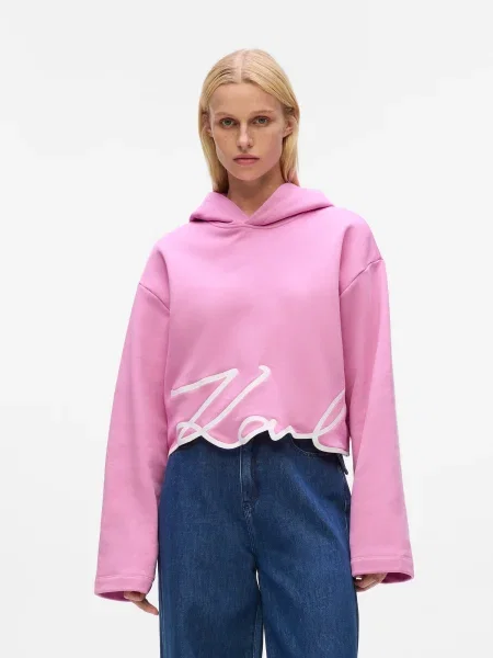 Karl Lagerfeld Majica roza bela