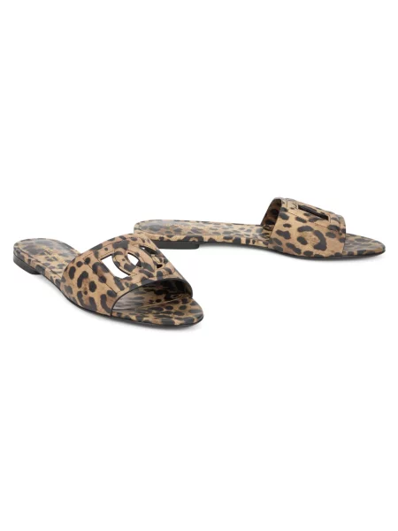 Klapki Dolce And Gabbana skórzane