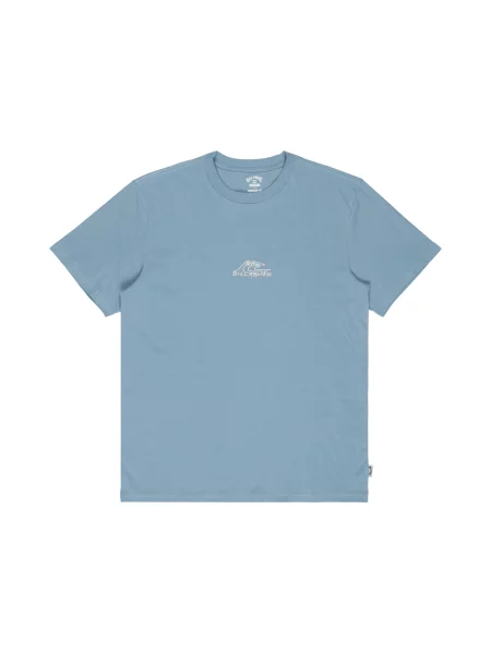 BILLABONG Tricou Ty Williams Droppin albastru deschis / portocaliu deschis alb