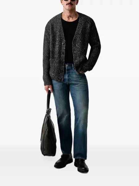 Prugasti ruksak Levi's® visoki struk siva