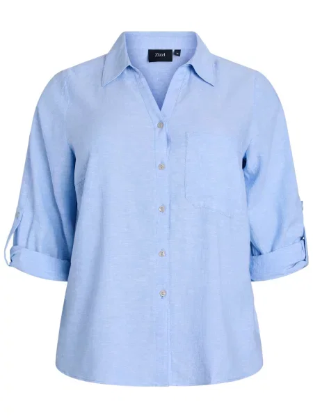 Zizzi Bluză Vlina' albastru
