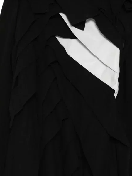 Обратим палто Yohji Yamamoto черно