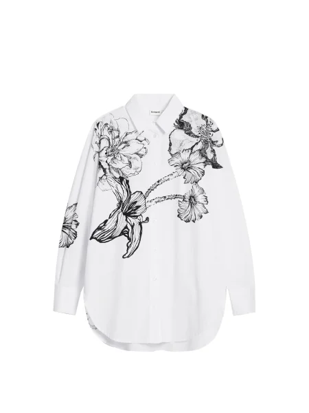 Desigual Cămașă Byn Lacroix alb