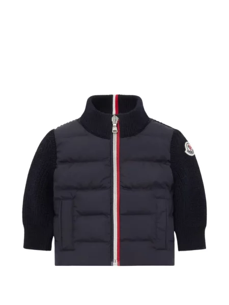 Kurtka dziecięca Moncler Enfant niebieska