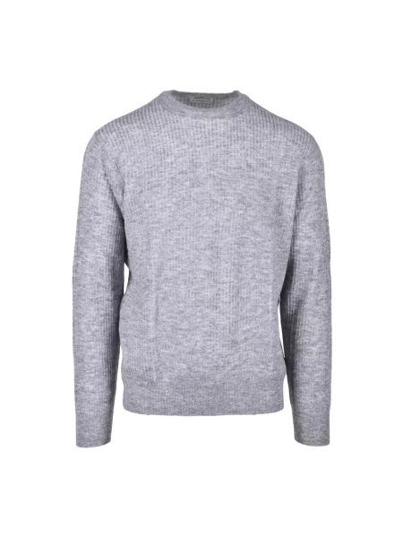 Sweter Ballantyne z alpaki szary