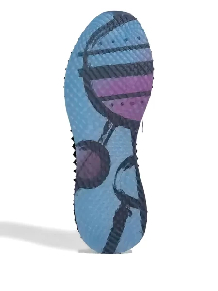 Top Adidas alergare cu decolteu în V alb