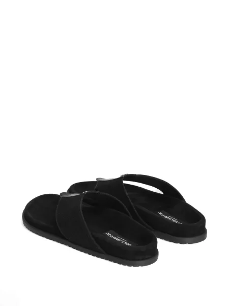Șlapi Dolce & Gabbana cu autograf negru