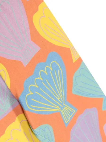 Legginsy dziecięce Stella Mccartney pomarańczowe