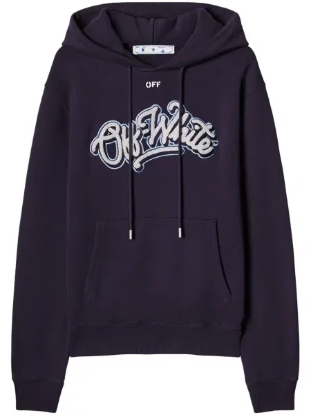 Hanorac cu glugă Off-white alb