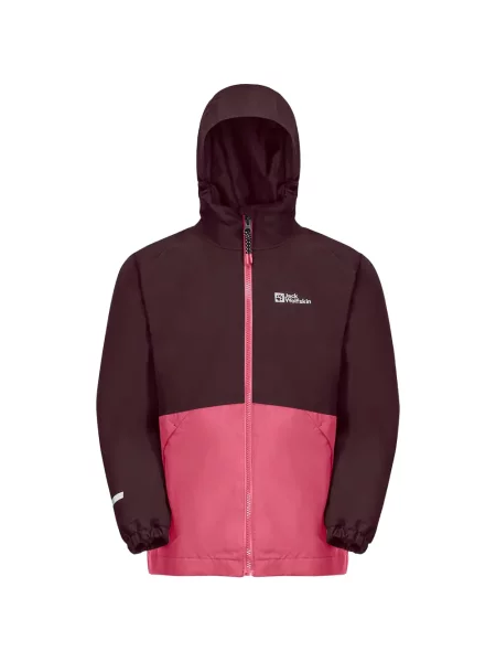 Kurtka dziecięca Jack Wolfskin różowa