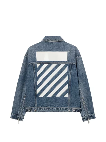 Geacă de blugi L/ab C/o Off-white alb