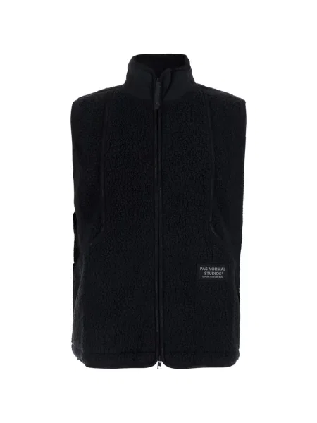 Vestă Pas Normal Studios din fleece negru