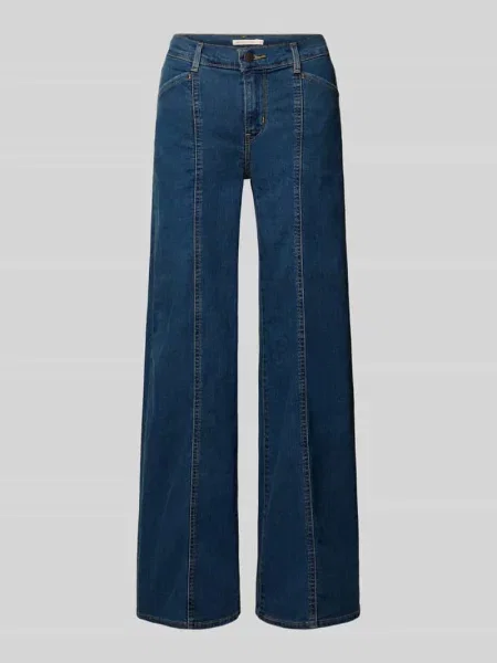 Jeansy z szerokimi nogawkami z mieszanka bawełny model Levi's® 300 niebieskie