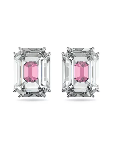 Kolczyki Swarovski różowe
