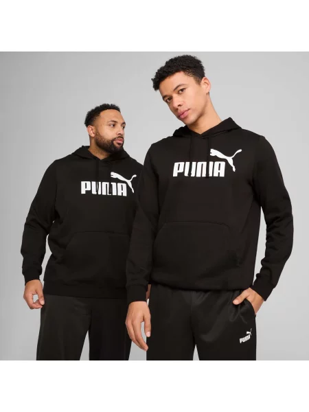 Majica s kapuljačom Puma s autogramom crna