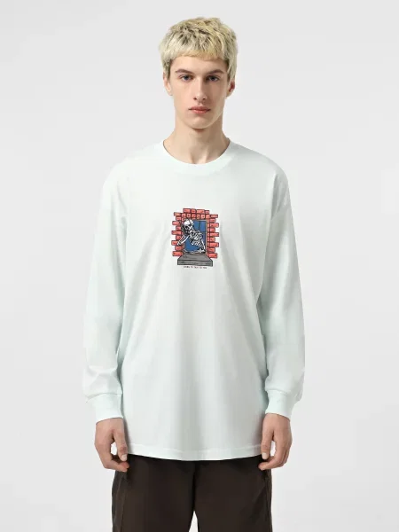 Лонгслів Vans Skull Window м'ятний