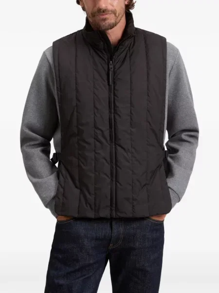 Vestă Woolrich din microfibră negru