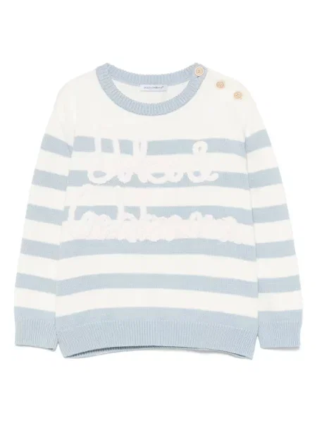 Sweter dziecięcy Dolce And Gabbana biały
