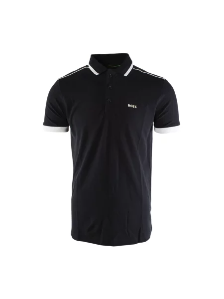 Koszulka polo Boss niebieska