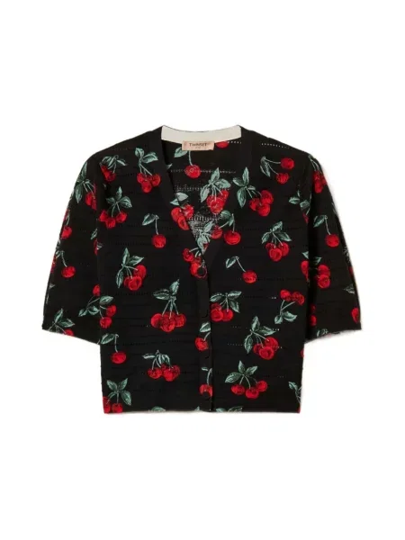 Sweter Twinset czarny