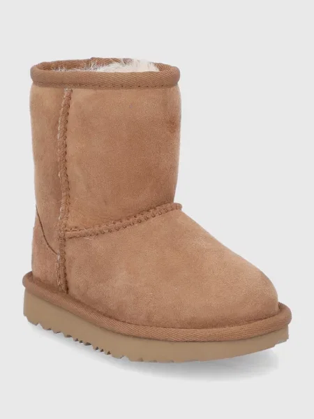 UGG Dječje čizme za snijeg od brušene kože smeđa