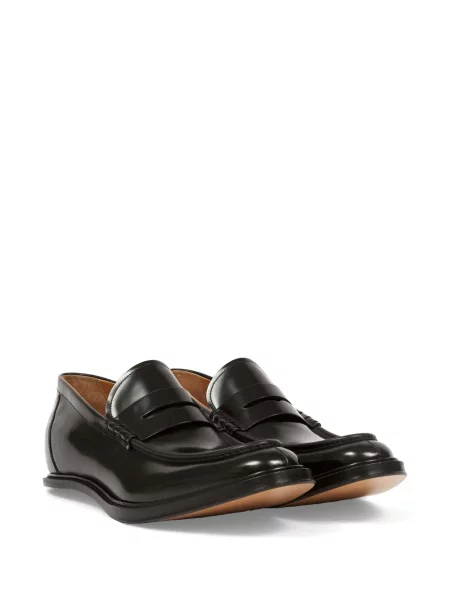Pantofi loafer Maison Margiela din piele negru