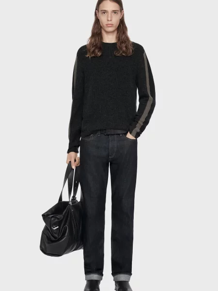 Шерстяной свитер Allsaints черный