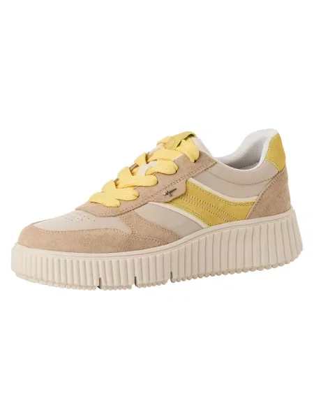 Sneakerși Tamaris bej