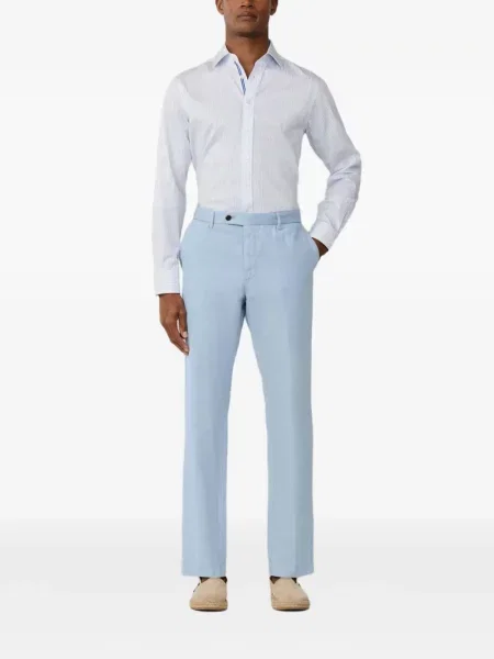 Cu centură pantaloni Hackett London albastru
