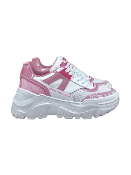 Versace Jeans Couture Buty Kobieta Różowy 41 EU Sneakers białe